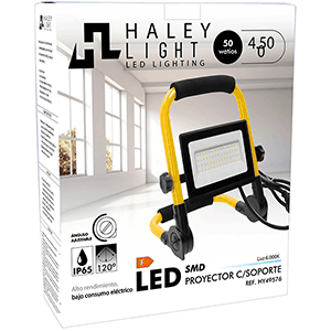 Proyector LED con soporte 50W 6000ºK