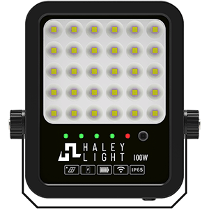 Proyector LED solar en ABS 100W 6000ºK